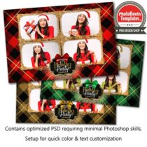Holiday Flannel Postcard