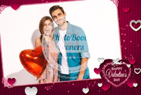 Passionate Hearts Photo Booth Template