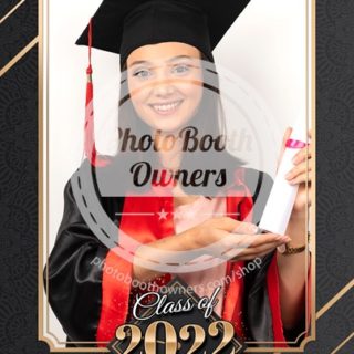 Graduation Day Portrait Photo Booth Template
