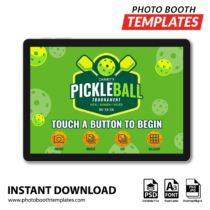 Pickleball Event PC Welcome Screens