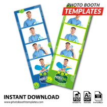 Pickleball Event 4-up Strips